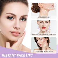 Face Lifting Tapes with Adjustable Strings - Instant Face, Neck & Jaw Lift