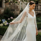 300cm Soft Lace Cathedral Veil South Africa