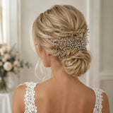 Crystal Fern Hair Comb