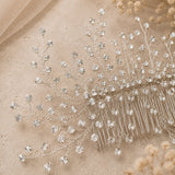 Crystal Fern Hair Comb