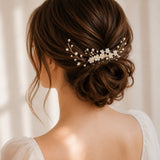 Floral Pearl Bridal Hair Comb South africa