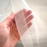 2-Tier Horsehair Trim Blusher Fingertip Bridal Veil