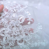 Lace Cathedral Blusher Veil