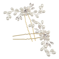 Crystal and pearl bridal hair pins South Africa