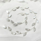 Silver Leaf Vine Bridal hair accessory