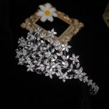 Cubic Zirconia Bridal Headpiece 