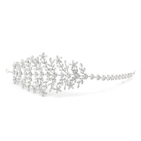 Cubic Zirconia Crystal Bridal Headpiece Headband