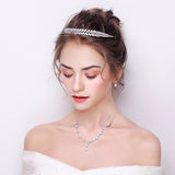Luxury Cubic Zirconia Bridal Headpiece